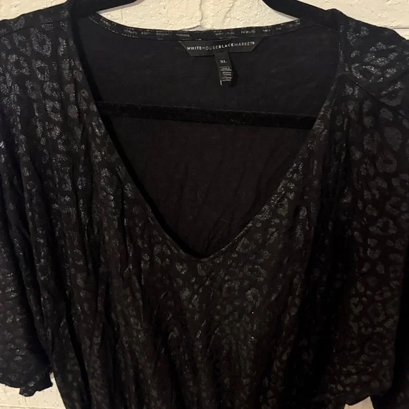 White House Black Market Black Midi Dress - Picture 2 of 6